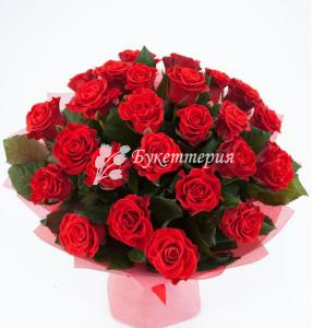 Букет красных роз «Париж»