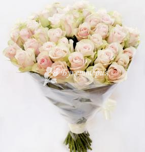 39 белых роз Офелия
