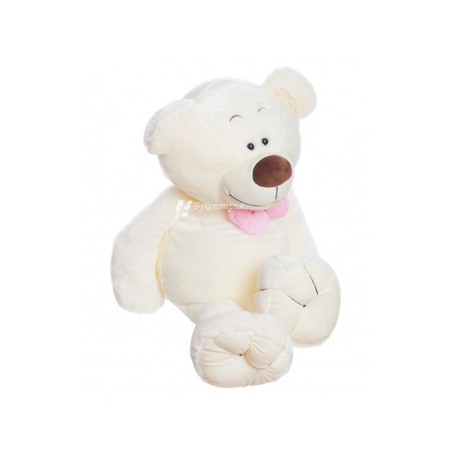 Белый медведь 70 см - магазин цветов «Букеттерия» в Сочи