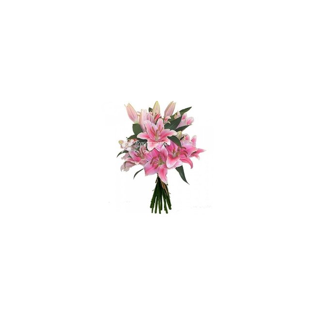 Розовые лилии - магазин цветов «Букеттерия» в Сочи