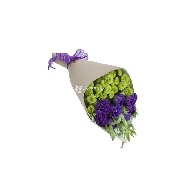 Букет с эустомой «Фантазия» - магазин цветов «Букеттерия» в Сочи