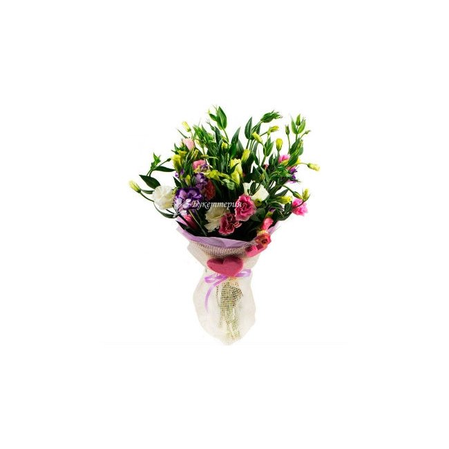 Букет 9 эустом «Виртуаль» - магазин цветов «Букеттерия» в Сочи