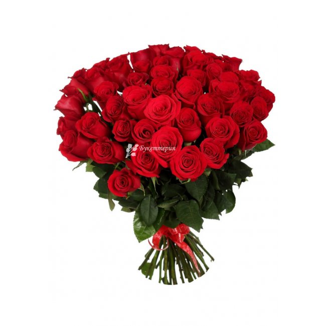 37 красных роз - магазин цветов «Букеттерия» в Сочи