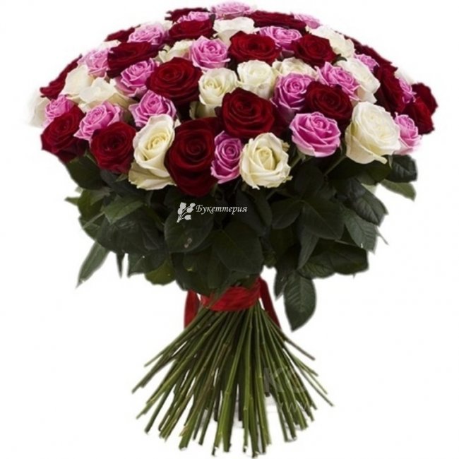 Букет Мелодия роз - магазин цветов «Букеттерия» в Сочи
