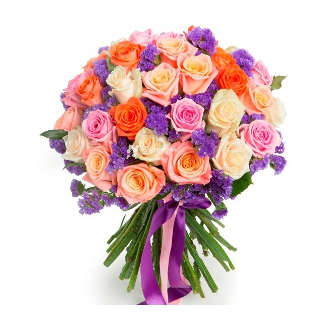 Букет роз «Вивьен» - магазин цветов «Букеттерия» в Сочи