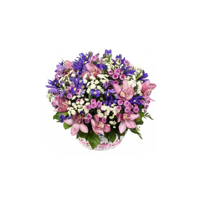 Корзина великолепие - магазин цветов «Букеттерия» в Сочи